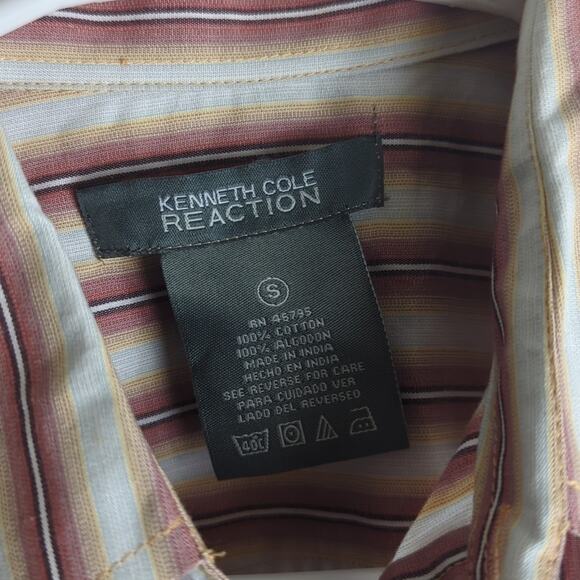 NWT 100% Cotton Striped Button Down Blouse Women's Small - Picture 2 of 7